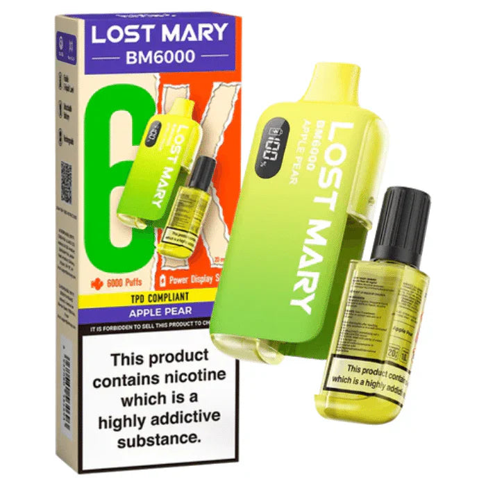 Lost Mary BM6000 Prefilled Vape (BOX OF 10)