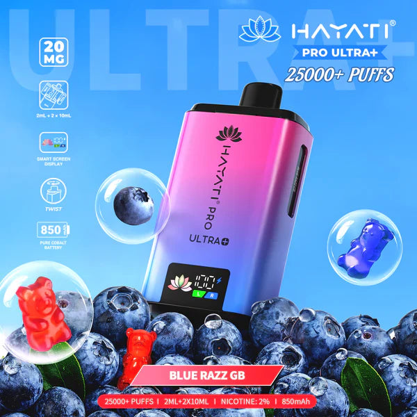 Hayati Pro Ultra Plus 25000 Puff - Box of 5