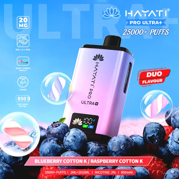 Hayati Pro Ultra Plus 25000 Puff - Box of 5