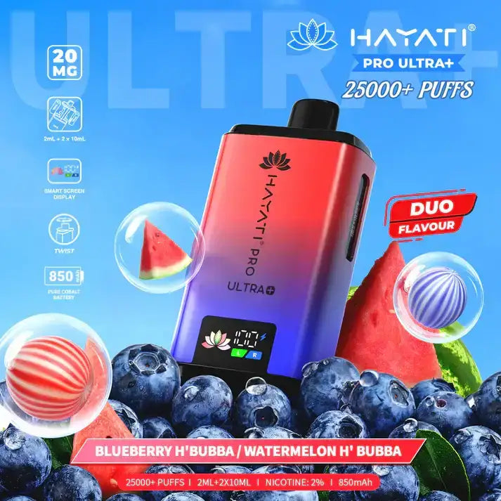 Hayati Pro Ultra Plus 25000 Puffs Prefilled Vape