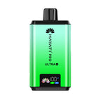 Green electronic device with 'Hayati Pro Ultra' branding on a white background