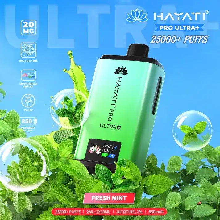 Hayati Pro Ultra Plus 25000 Puffs Prefilled Vape