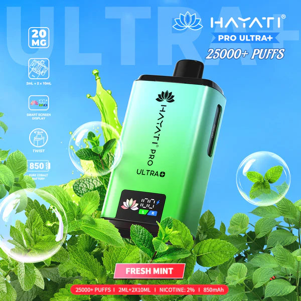 Hayati Pro Ultra Plus 25000 Puff - Box of 5