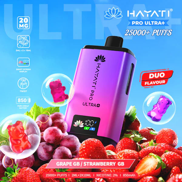 Hayati Pro Ultra Plus 25000 Puff - Box of 5