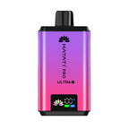 Hayati Pro Ultra Plus electronic device with gradient purple to pink design on a white background
