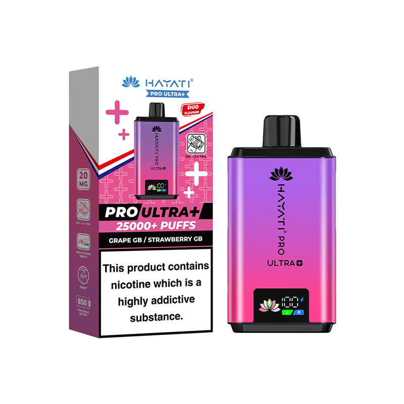 Hayati Pro Ultra Plus 25k Puffs Grape Gummy Bear Strawberry Gummy Bear Prefilled Pod Kit Buy Vape UK 800x800