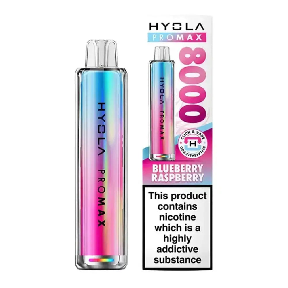 Hyvla ProMax vape device with packaging on a white background