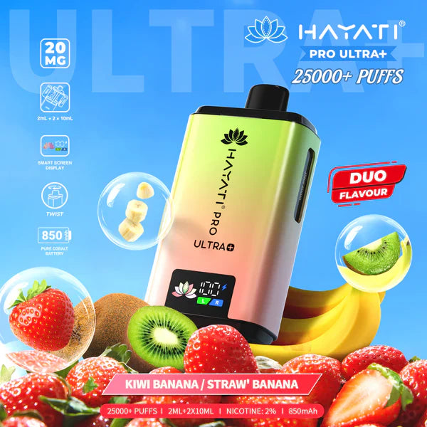 Hayati Pro Ultra Plus 25000 Puff - Box of 5