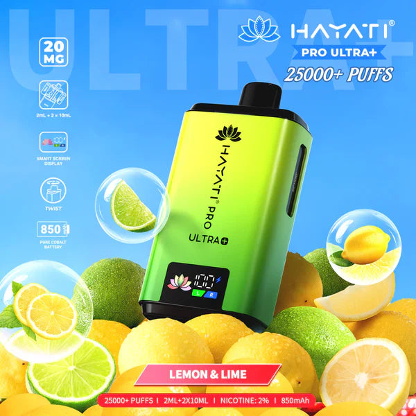Hayati Pro Ultra Plus 25000 Puff - Box of 5
