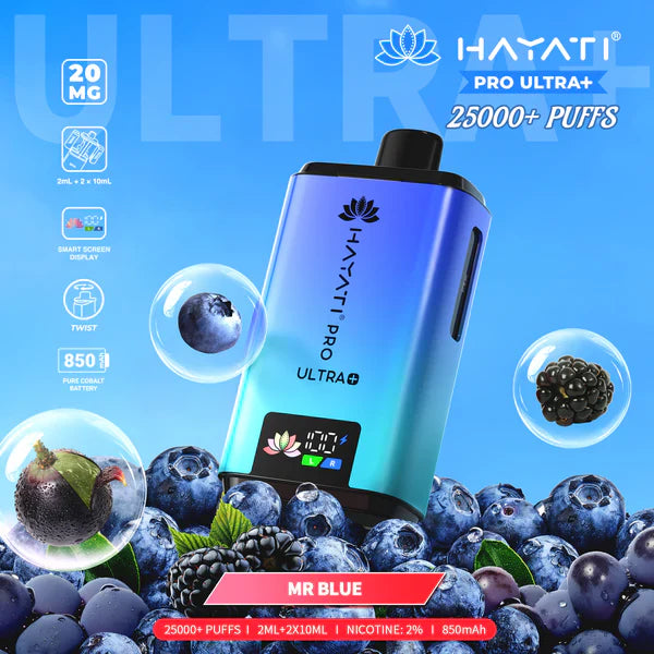 Hayati Pro Ultra Plus 25000 Puff - Box of 5