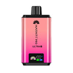 Pink and black electronic device with 'Hayati Pro Ultra' branding on a white background