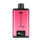 Pink electronic device with 'Hayati Pro Ultra' branding on a white background