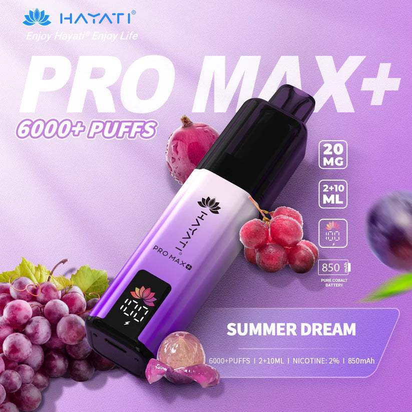 Hayati Pro Max Plus 6000 Puffs Vape