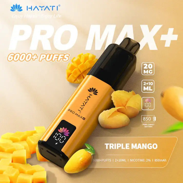 Hayati Pro Max Plus 6000 Puffs Vape