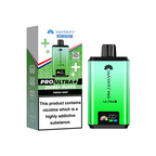 Hayati Pro Ultra Plus Fresh Mint vape device and packaging on a white background