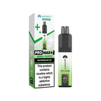 Hayati Pro Max+ vape device and packaging on a white background
