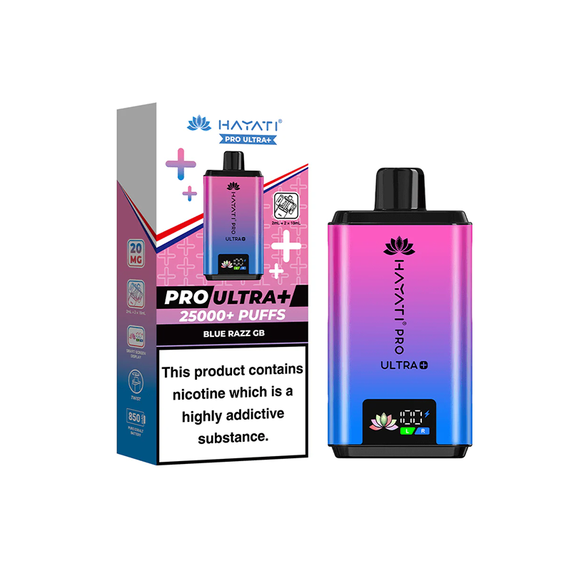 Blue Razz Gummy Bear Hayati Pro Ultra 25000+ Puffs Prefilled Vape