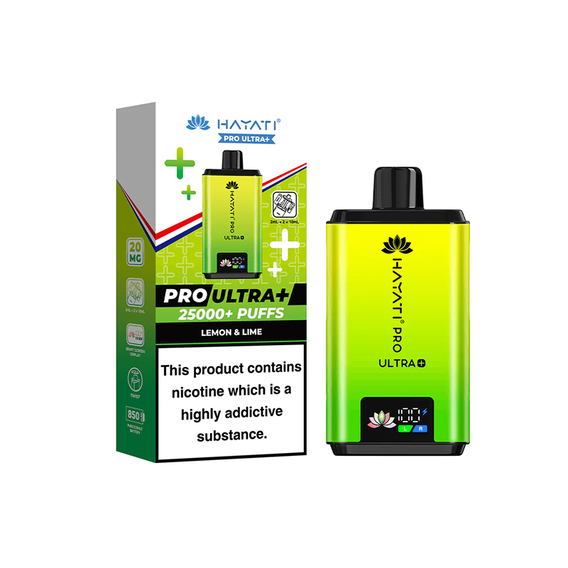 Hayati Pro Ultra Plus Lemon and Lime Vape Pod Kit