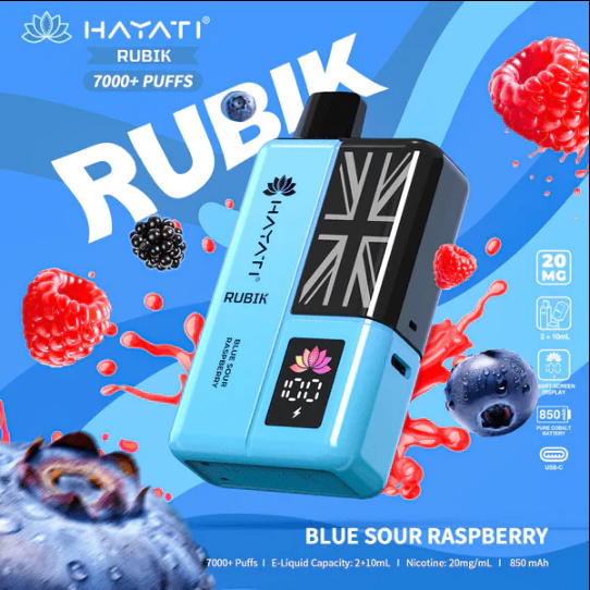 Hayati Rubik 7000+ Puffs Pod Vape Kit (Box of 5)