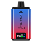 Gradient blue to red electronic device with 'Hayati Pro Ultra' branding on a white background