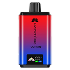 Gradient red to blue electronic device with 'Hayati Pro Ultra' branding on a white background