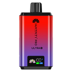 Gradient red to purple electronic device with 'Hayati' branding on a white background