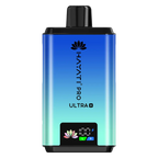 Hayati Pro Ultra device with gradient blue and green design on a white background