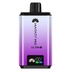 Hayati Pro Ultra device with gradient purple and black design on a white background